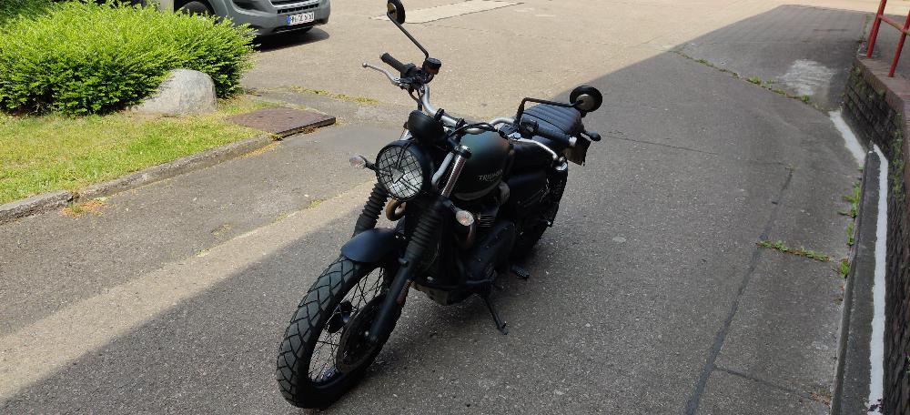 Motorrad verkaufen Triumph Street Scrambler Ankauf